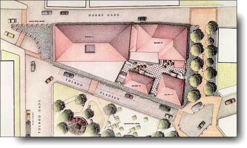 Site Plan of the Grand Hotel Court