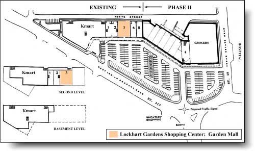 Site Plan of Garden Mall