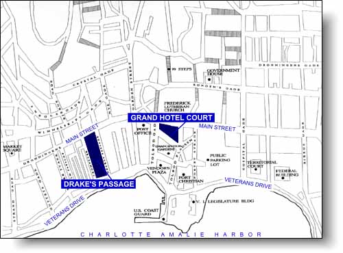 Historic Map of the Grand Hotel Court Location