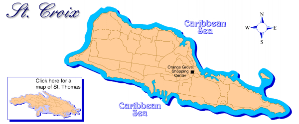 Map of Lockhart Properties on St. Croix