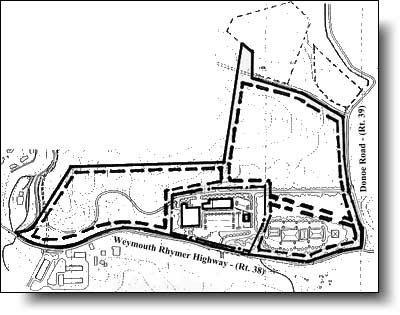 Site Plan of Market Square East Phase I and adjacent land for later phases