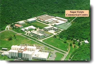 Aerial view of Sugar Estate Commercial Centre site